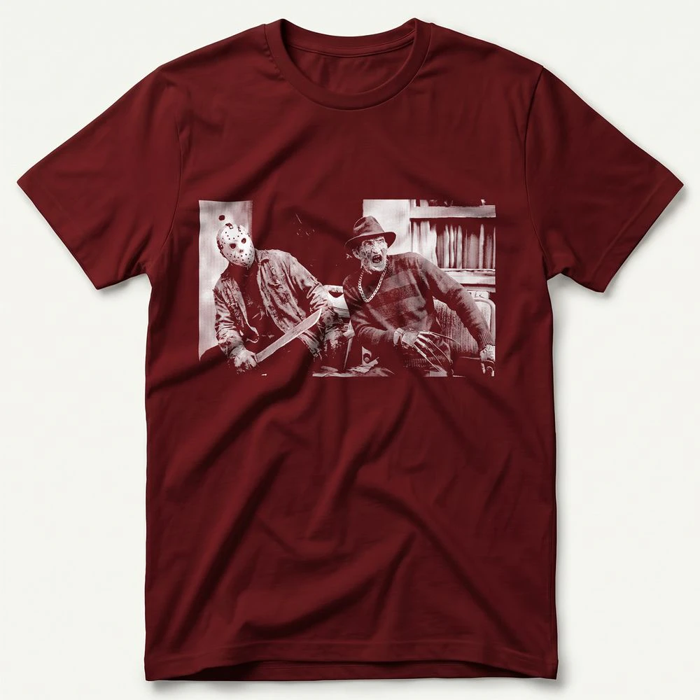 Freddy & Jason Funny Horror T-Shirt