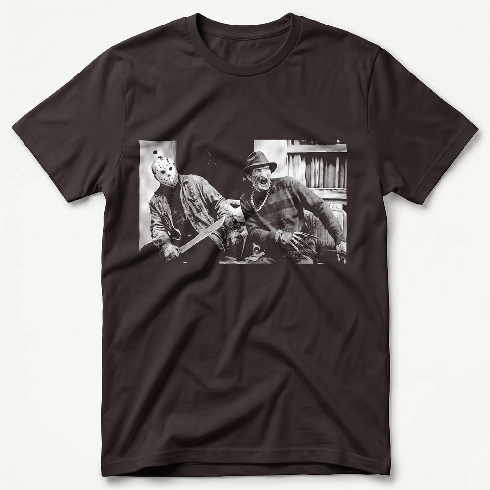 Freddy & Jason Funny Horror T-Shirt