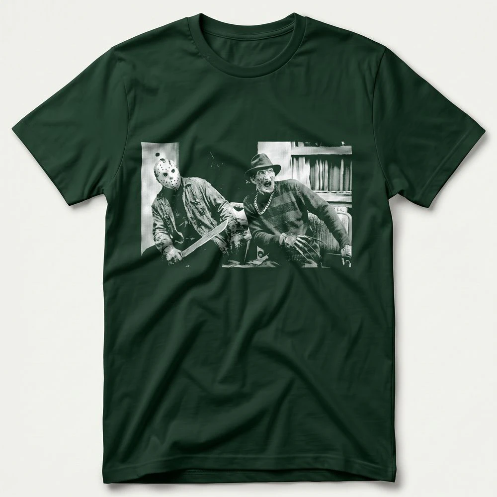Freddy & Jason Funny Horror T-Shirt