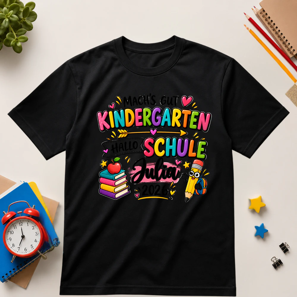 Schoolkind 2026 T-Shirt | Klaar Voor Avonturen 