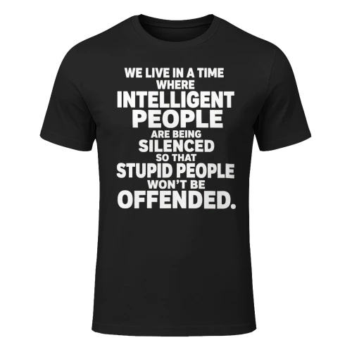 Silenced Intelligence – Funny Sarcastic Quote