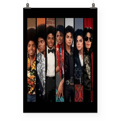 Michael Jackson PNG Designs Vintage Music Poster Art