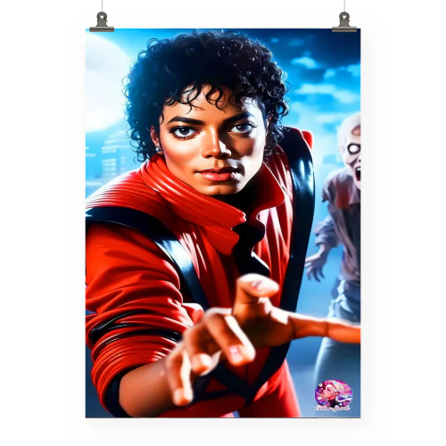 Michael Jackson PNG Designs Vintage Music Poster Art 1