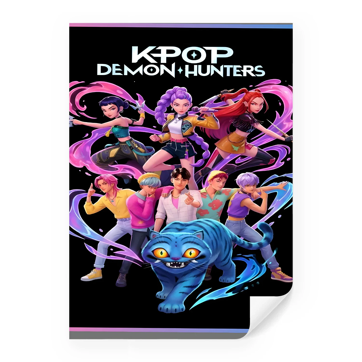 Kpop Demon Hunters Poster Design for Anime Fans