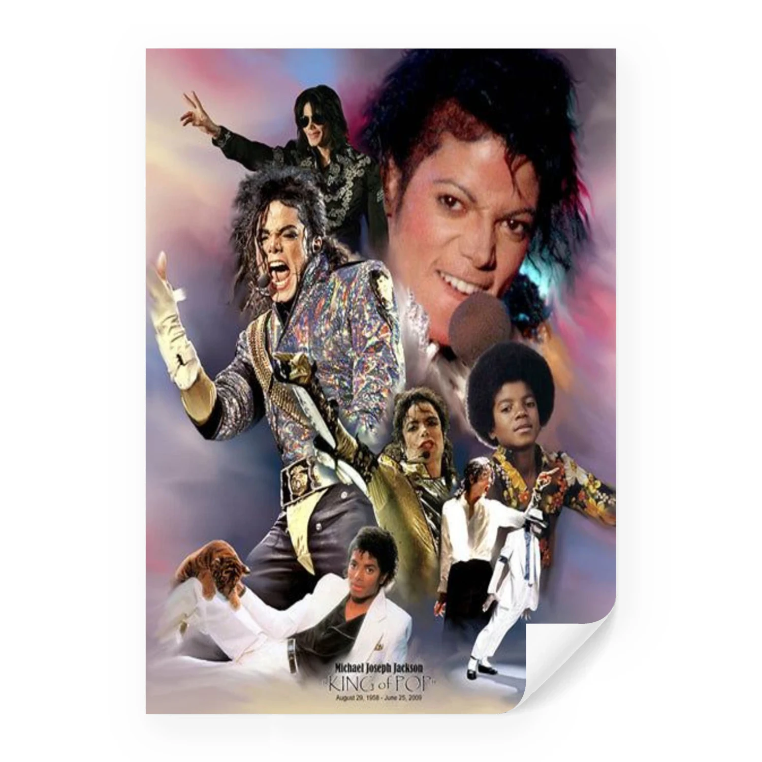 Michael Jackson PNG Designs Vintage Music Poster Art 2