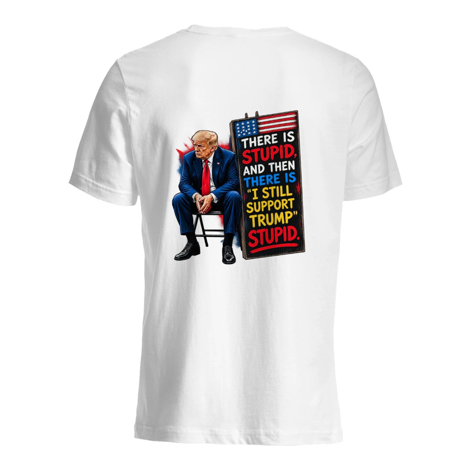 Back design there is stupid, and then there is "i still support trump" stupid.