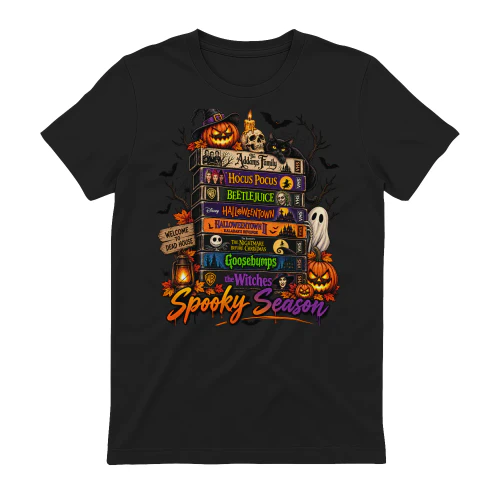 Halloween Comfort Colors VHS T-Shirt – Retro Spooky Season Horror Movies