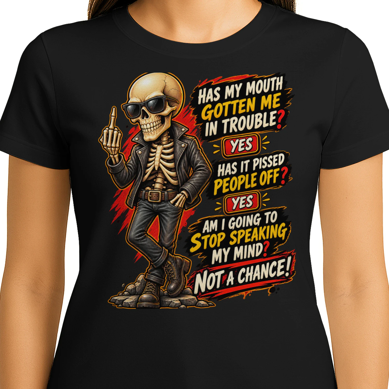 Skull Has My Mouth Gotten Me In Trouble Yes Has It Pissed People Off Yes Am I Going To Stop Speaking My Mind Not A Chance