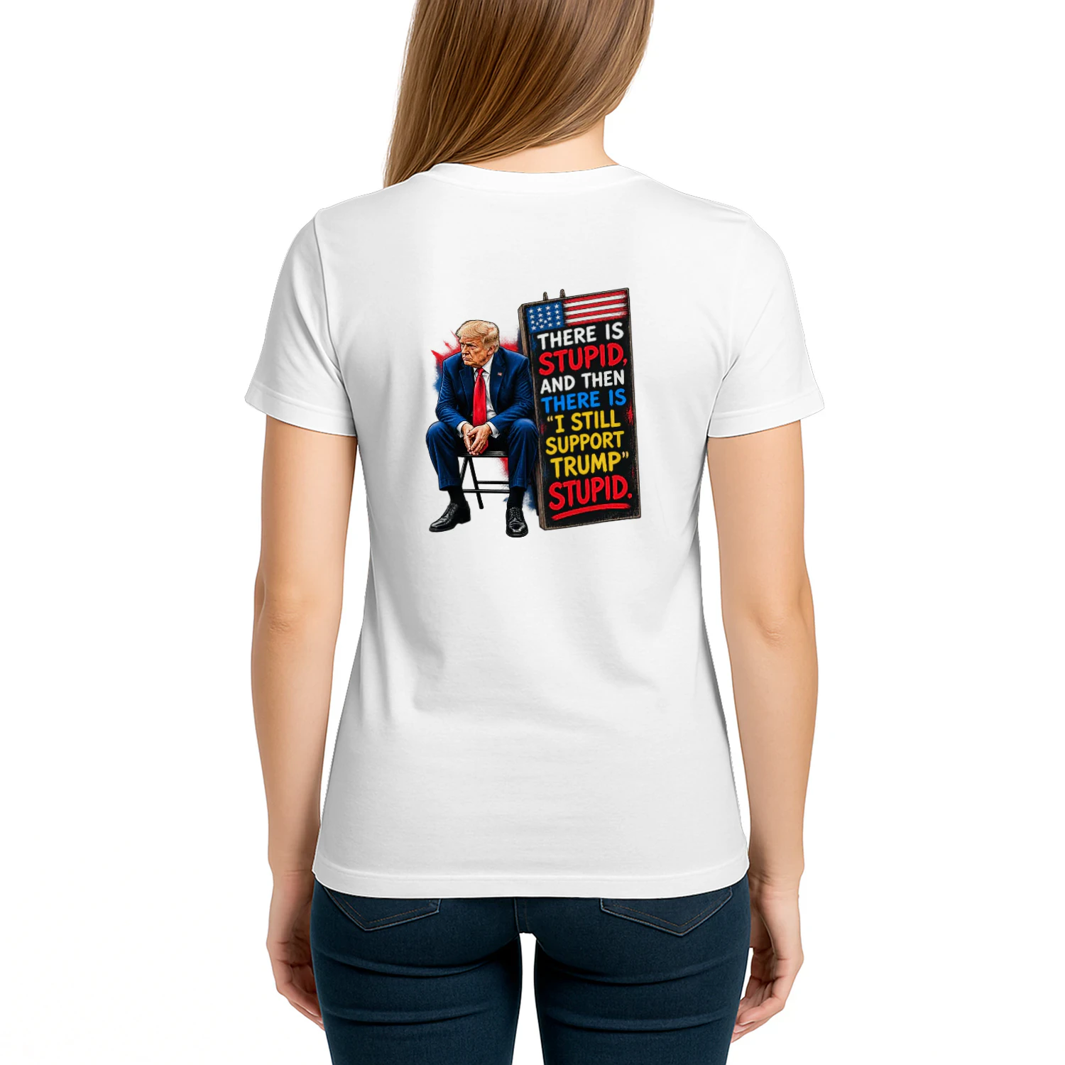 Back design there is stupid, and then there is "i still support trump" stupid.