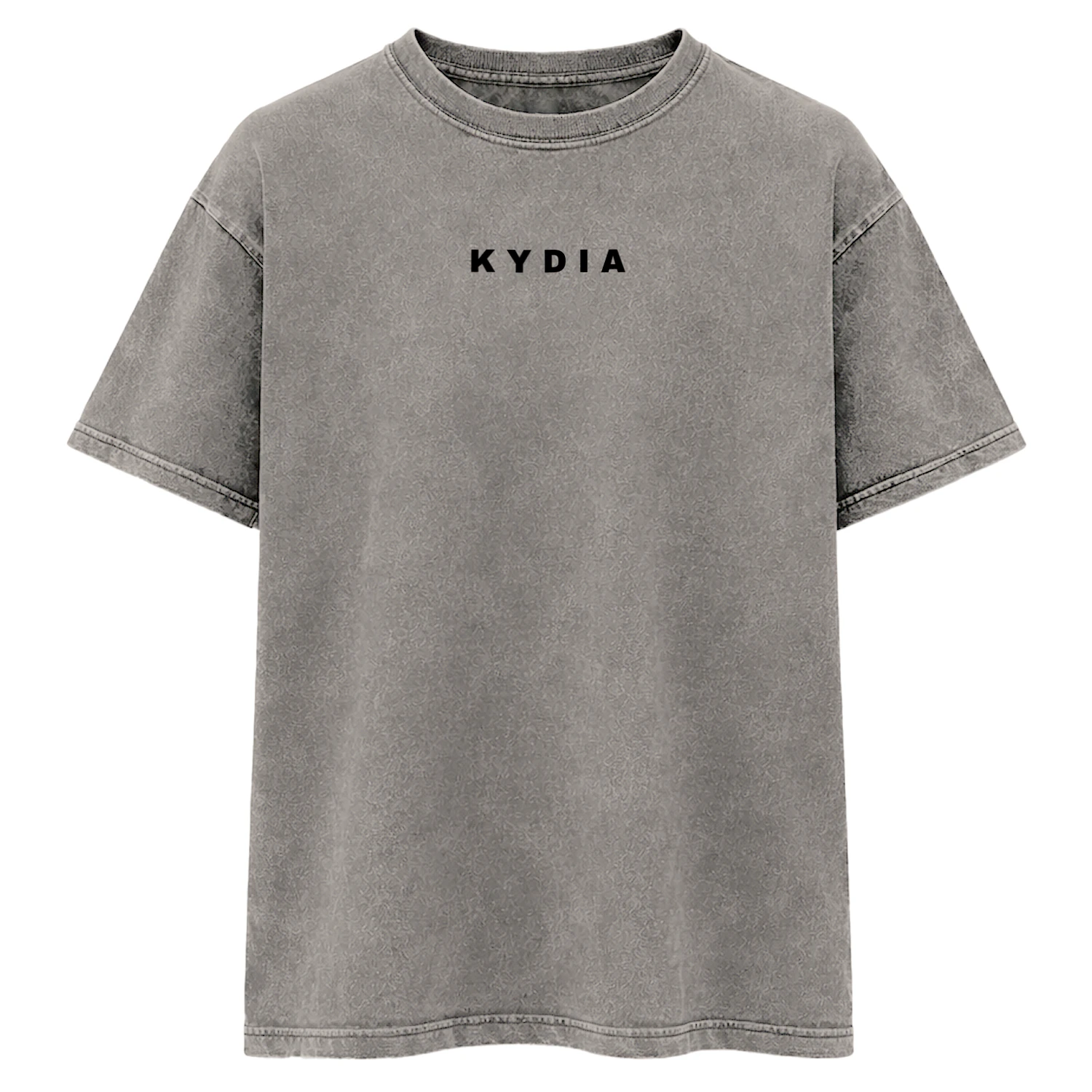 Acid Washed Round Neck T-shirt