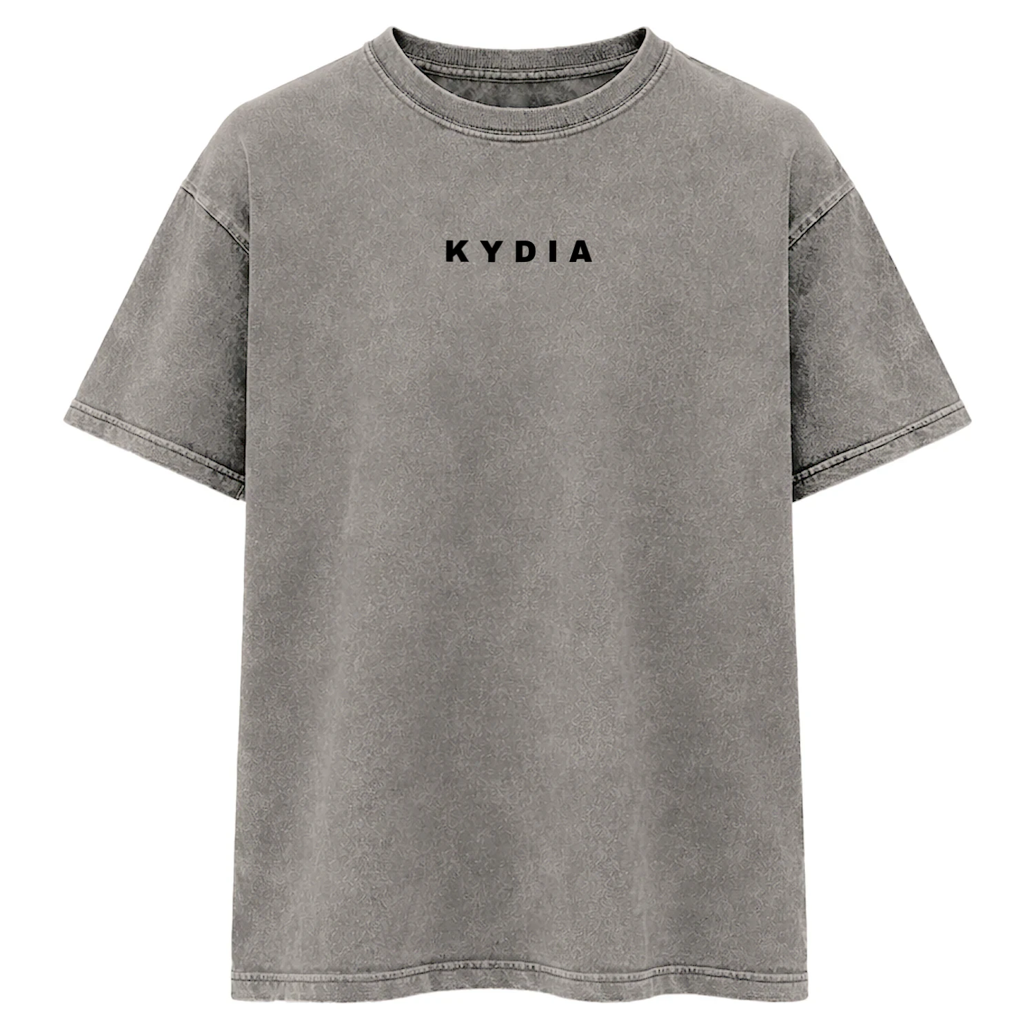 Acid Washed Round Neck T-shirt
