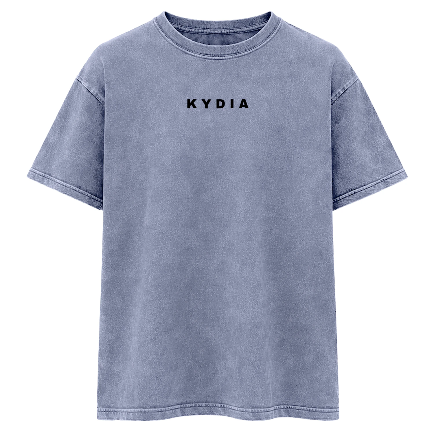 Acid Washed Round Neck T-shirt