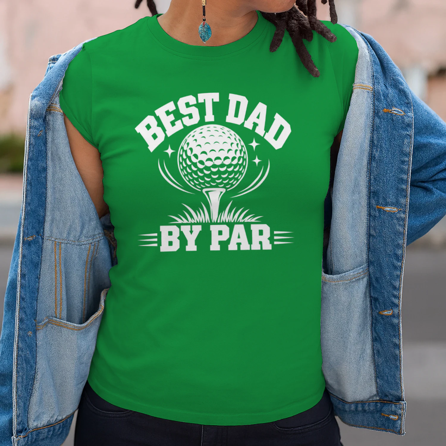 Best Dad By Par, Funny Golf Dad Quote, Father’s Day Golf Design