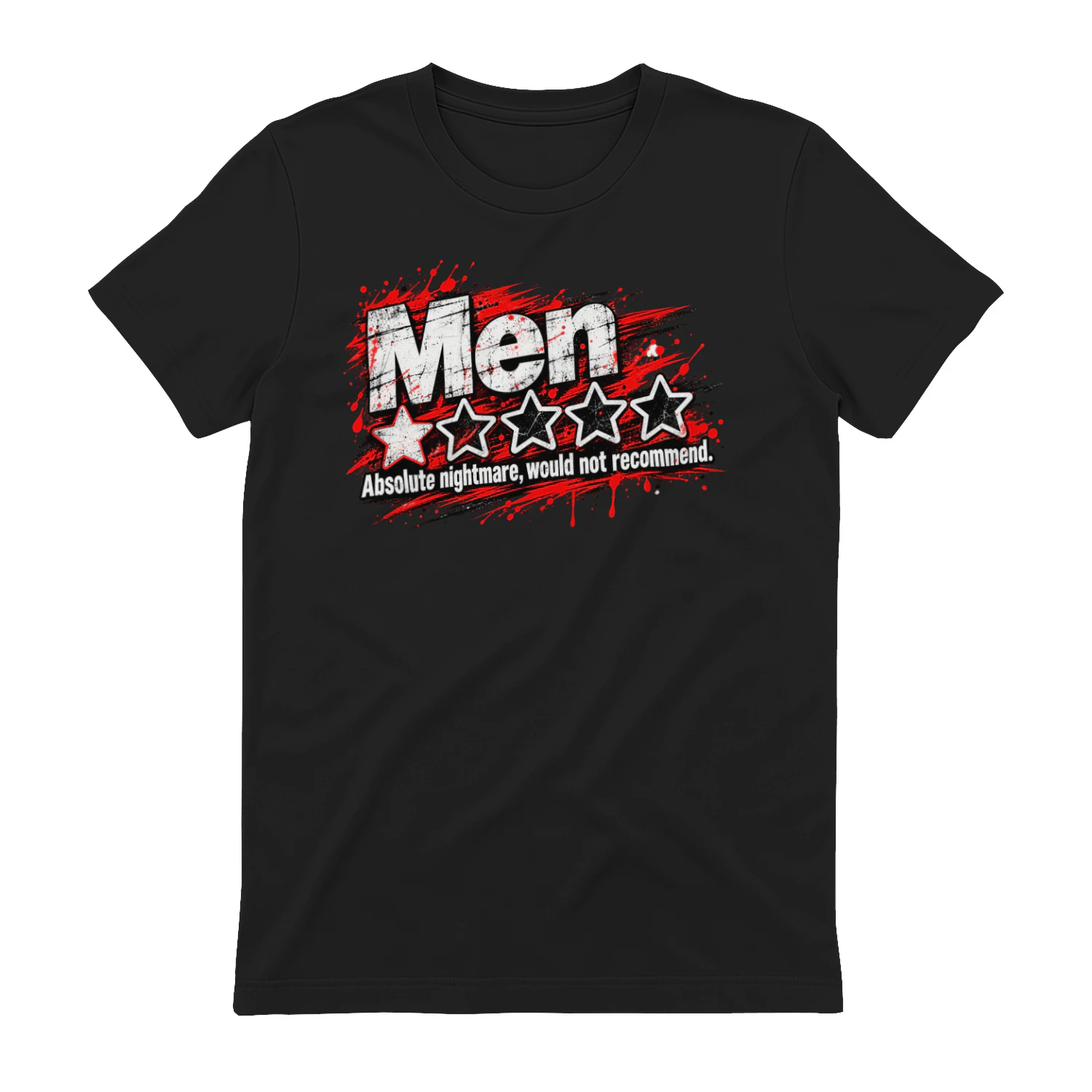 Men One Star Review, Absolute Nightmare Would Not Recommend, Funny Dating Humor, Sarcastic Women Quote, Relationship Joke Design