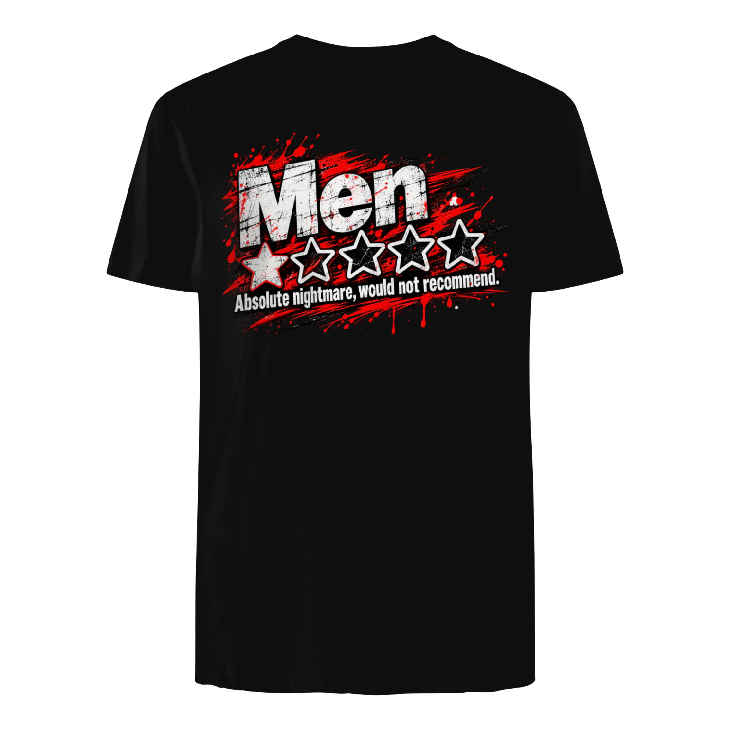 Men One Star Review, Absolute Nightmare Would Not Recommend, Funny Dating Humor, Sarcastic Women Quote, Relationship Joke Design