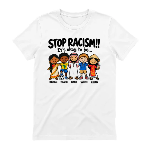 Stop Racism Diversity & Inclusion T-Shirt, Equality Unity Anti Racism Graphic Tee