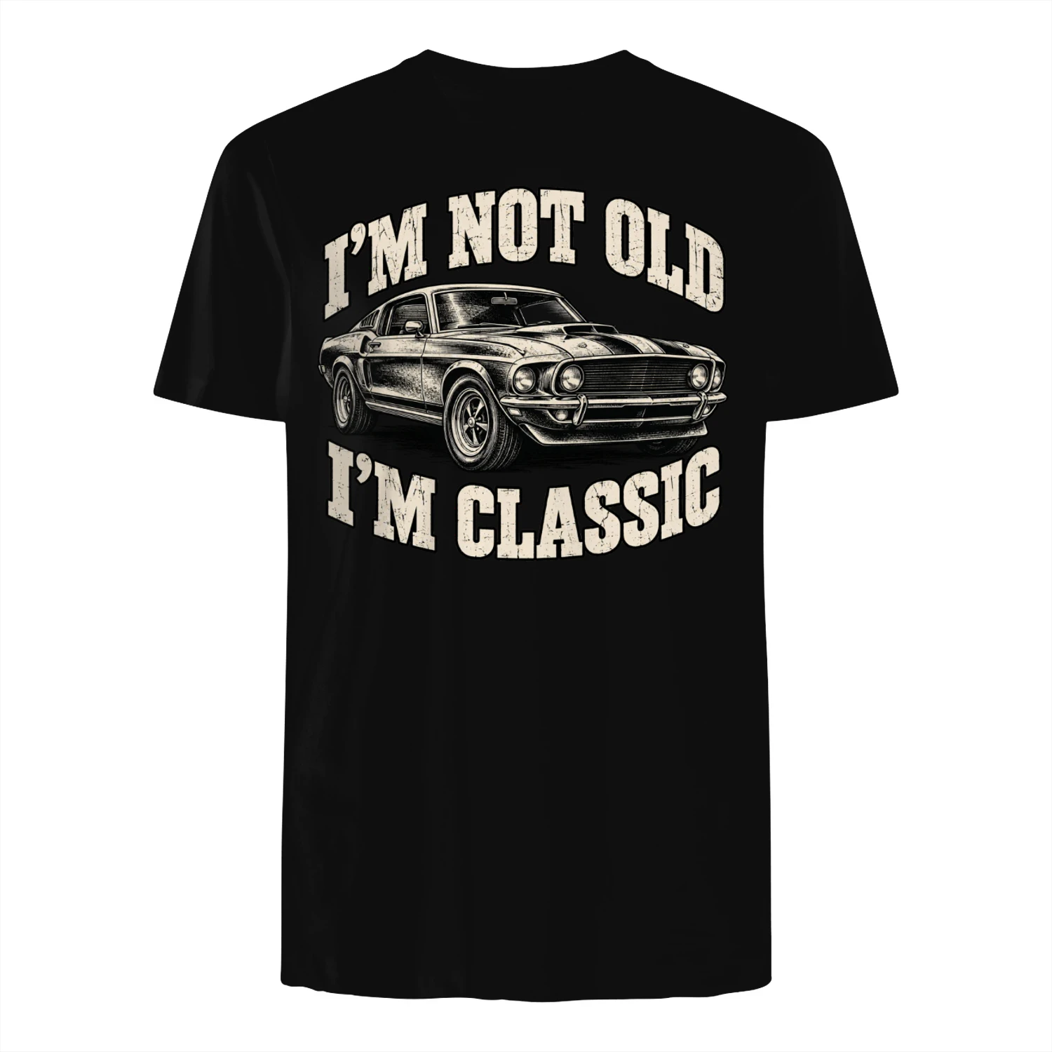 I’m Not Old I’m Classic Vintage Car T-Shirt, Retro Muscle Car Graphic Tee, Funny Classic Car Shirt