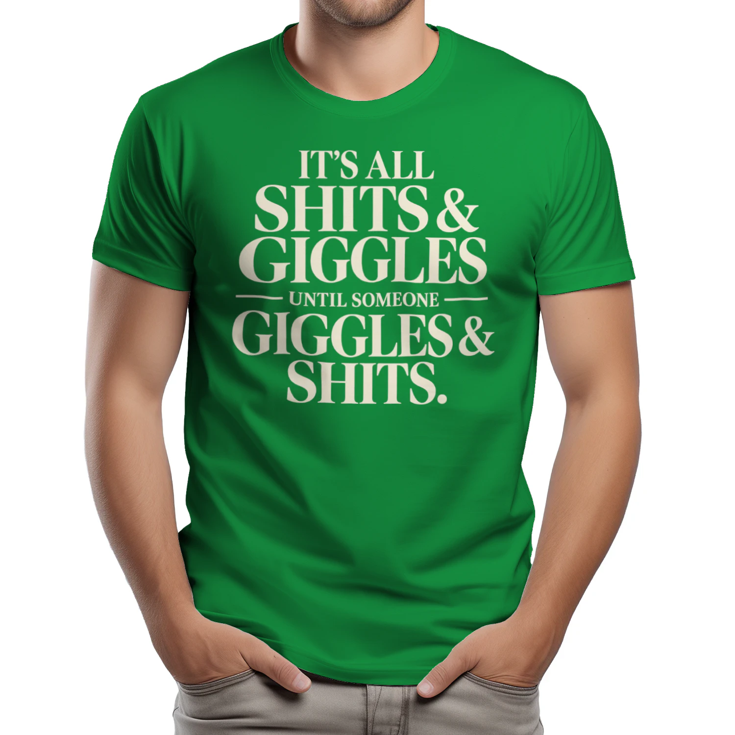 it's all shits & giggles until someone giggles & shits.