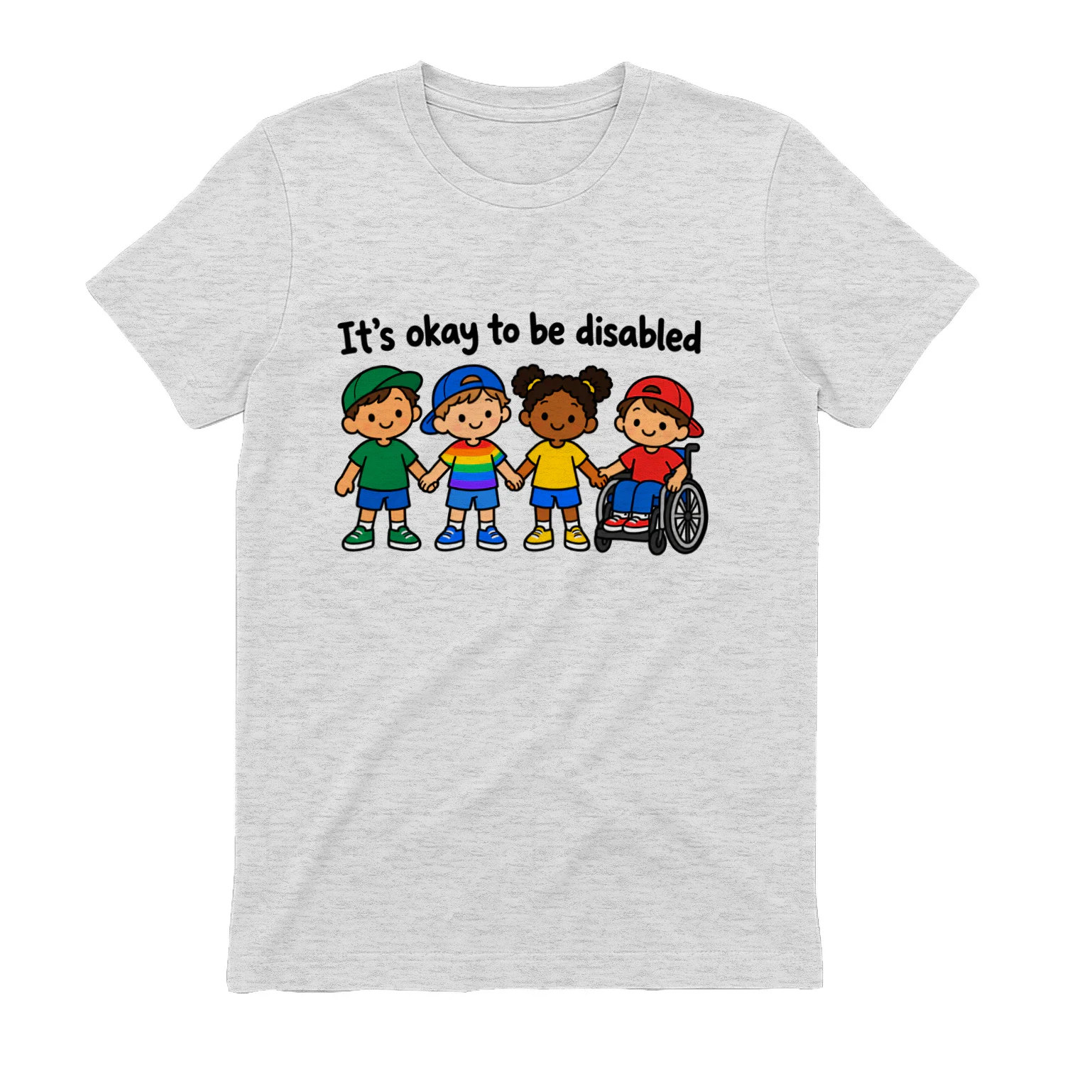 t’s Okay to Be Disabled T-Shirt, Disability Awareness