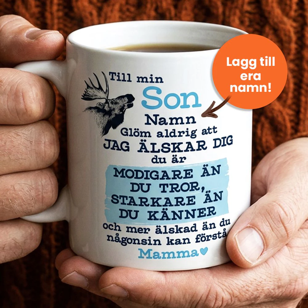 Till min Son, Mamma ♥ Mugg