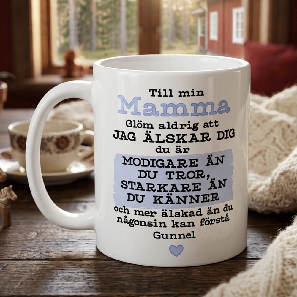 Personlig mugg till Mamma – med namn
