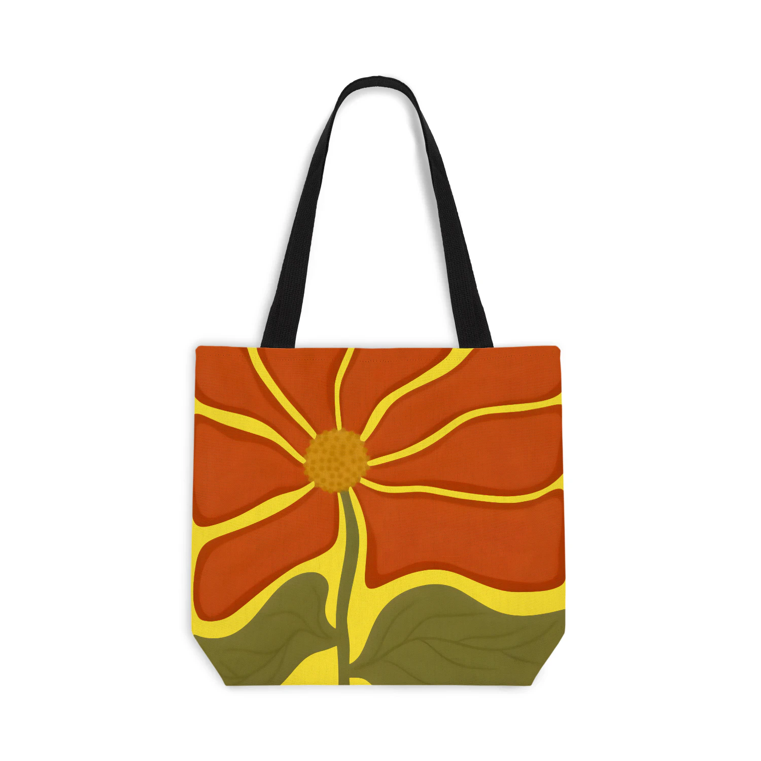 Retro Tangerine Flower
