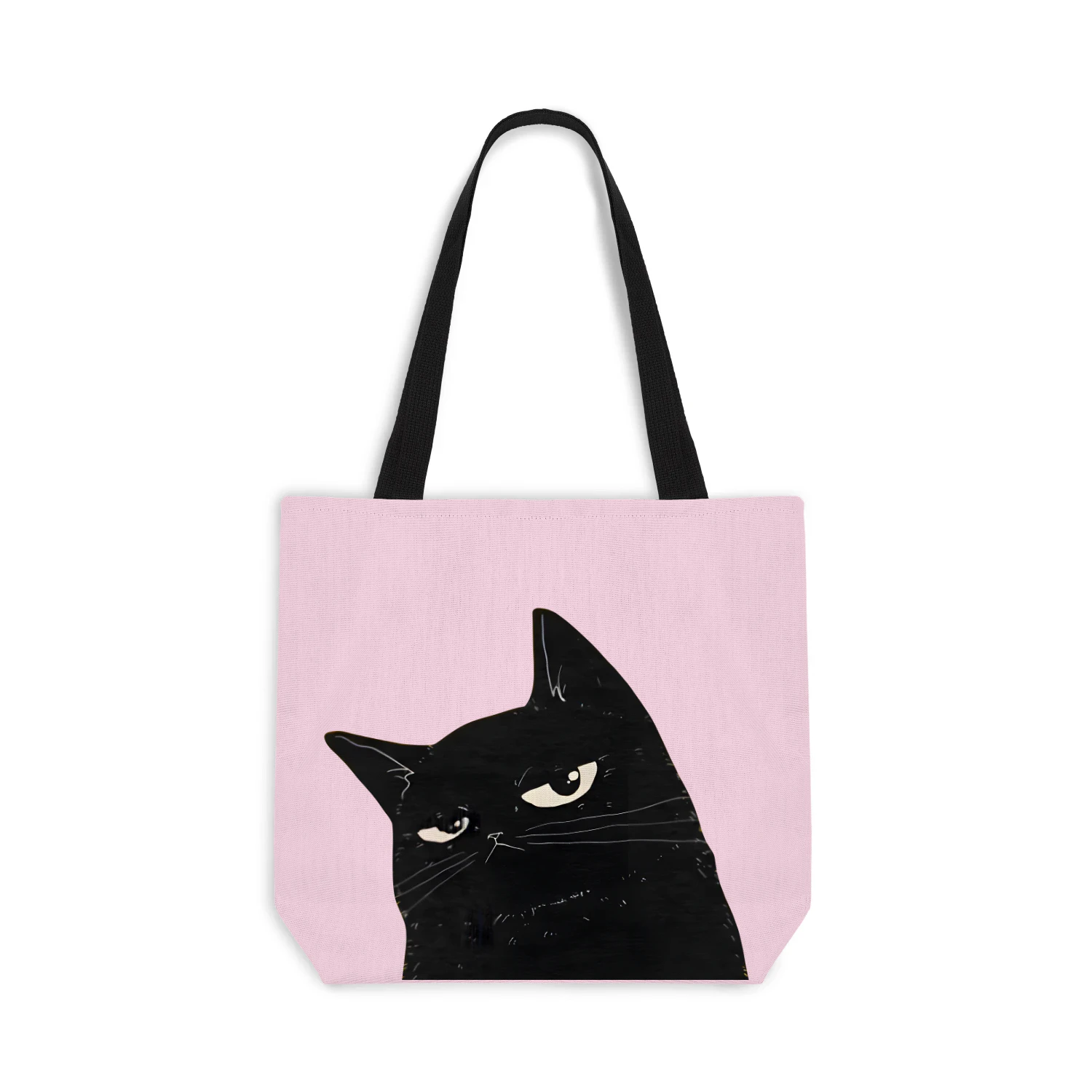 Sassy Cat Tote Bag – Cute Grumpy Cat Lover Gift