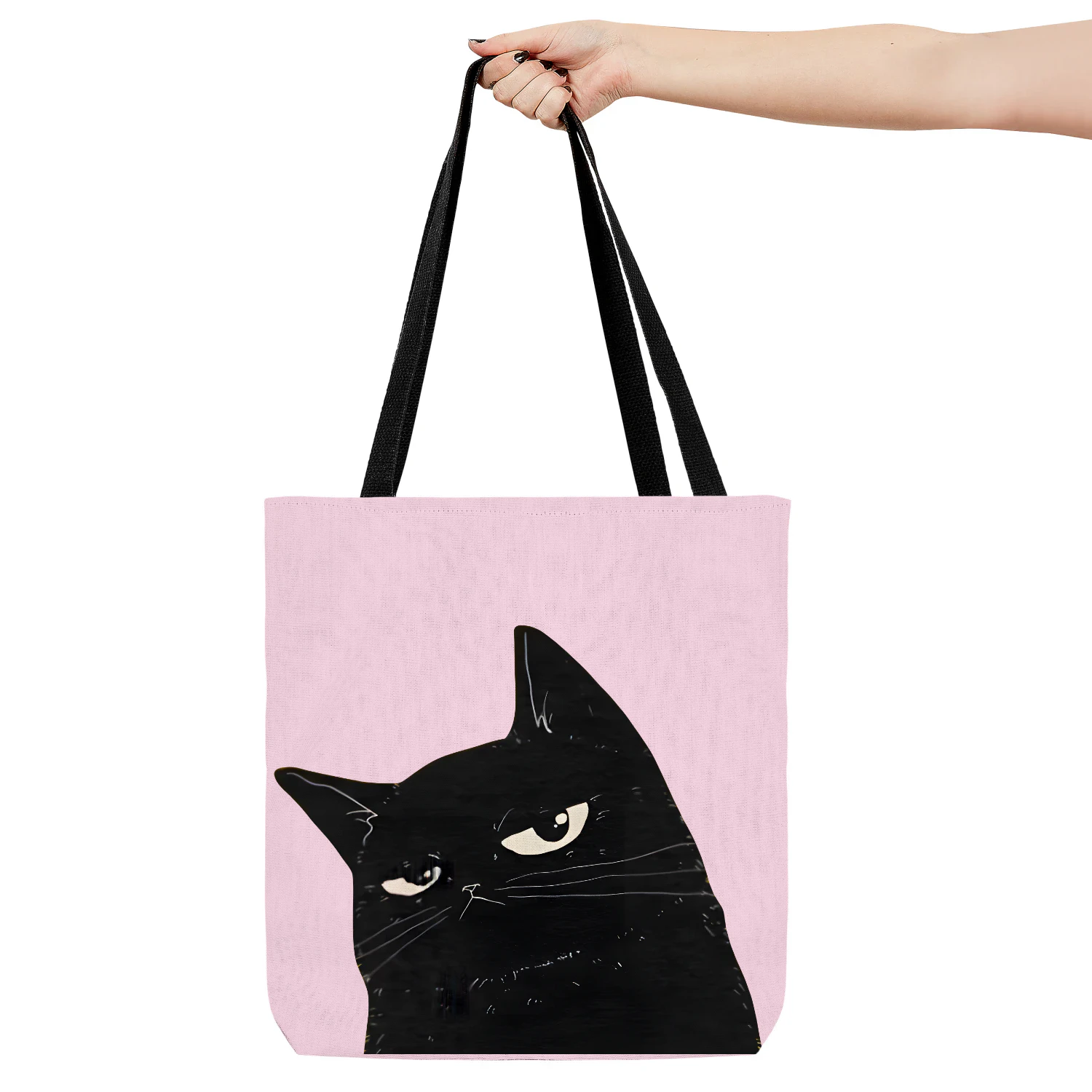 Sassy Cat Tote Bag – Cute Grumpy Cat Lover Gift