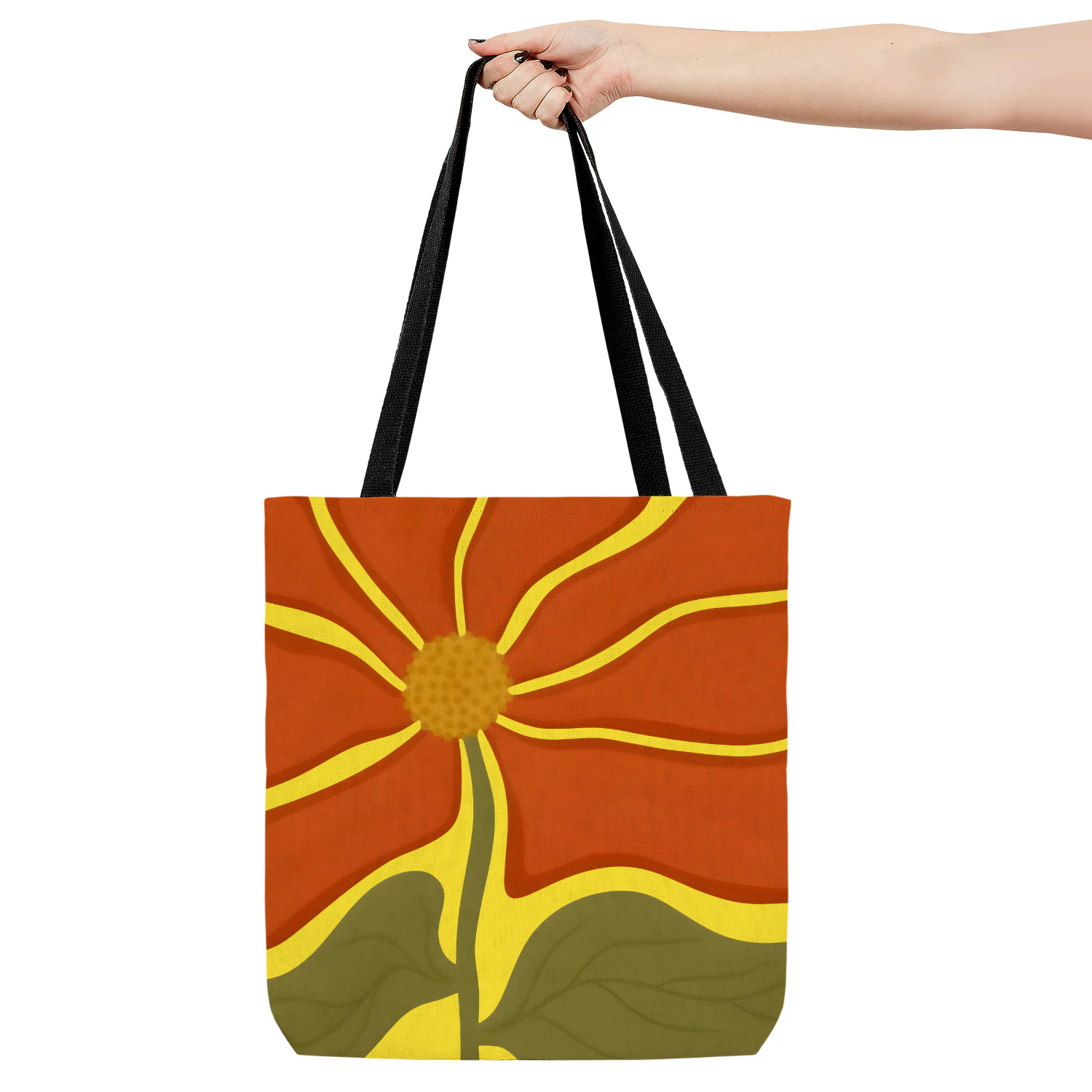 Retro Tangerine Flower