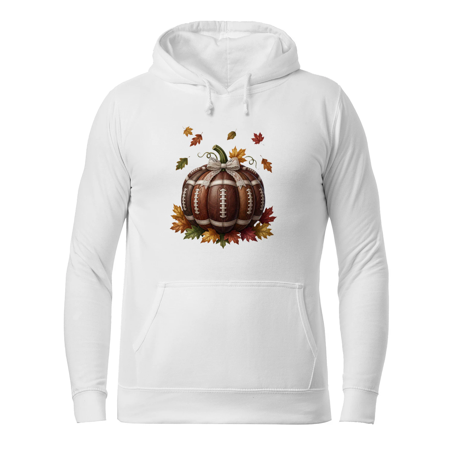 Football Pumpkin Hoodie, Fall Game Day Hoodie, Autumn Sports Fan Apparel, Tailgate Season Graphic Hoodie, Sunday Football