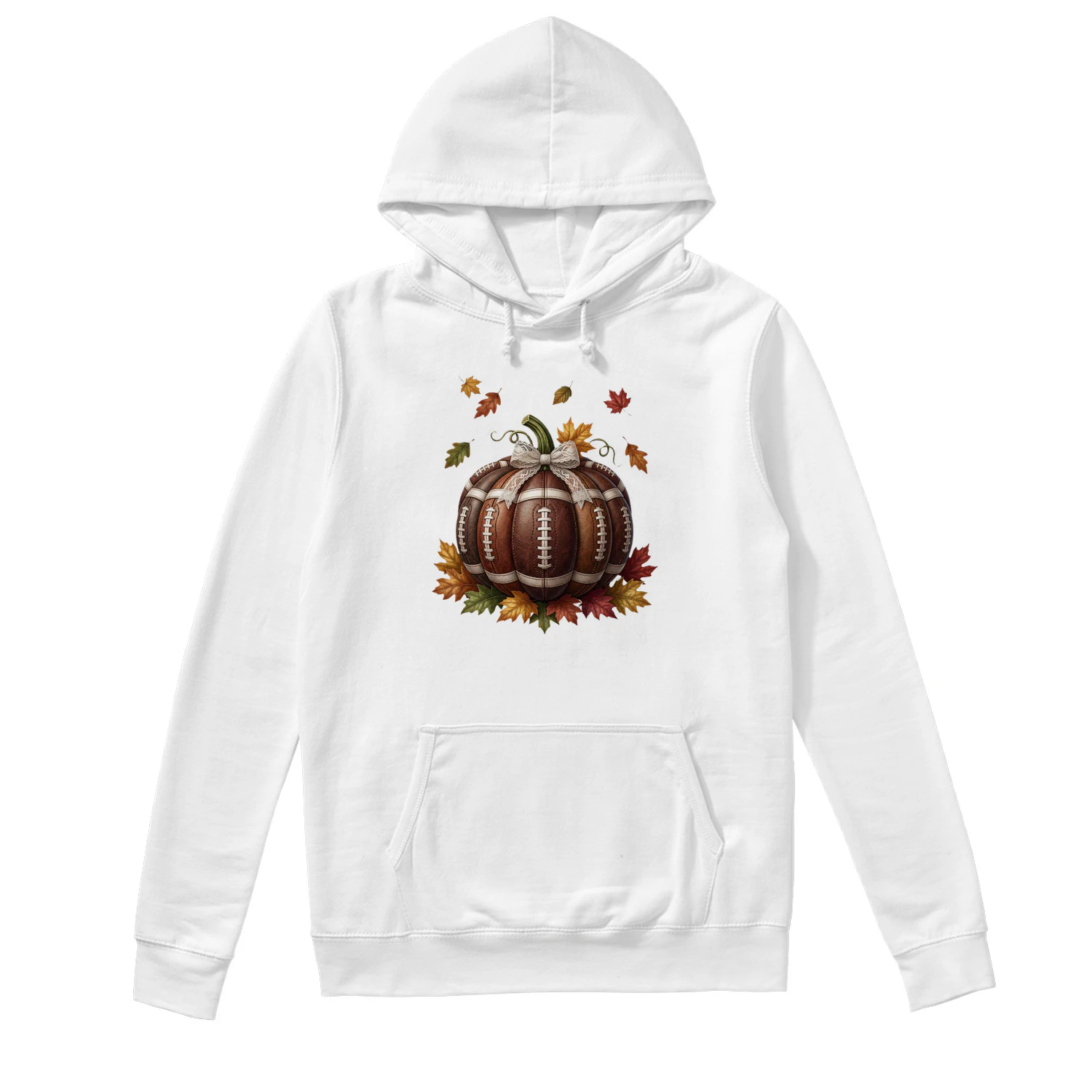 Football Pumpkin Hoodie, Fall Game Day Hoodie, Autumn Sports Fan Apparel, Tailgate Season Graphic Hoodie, Sunday Football