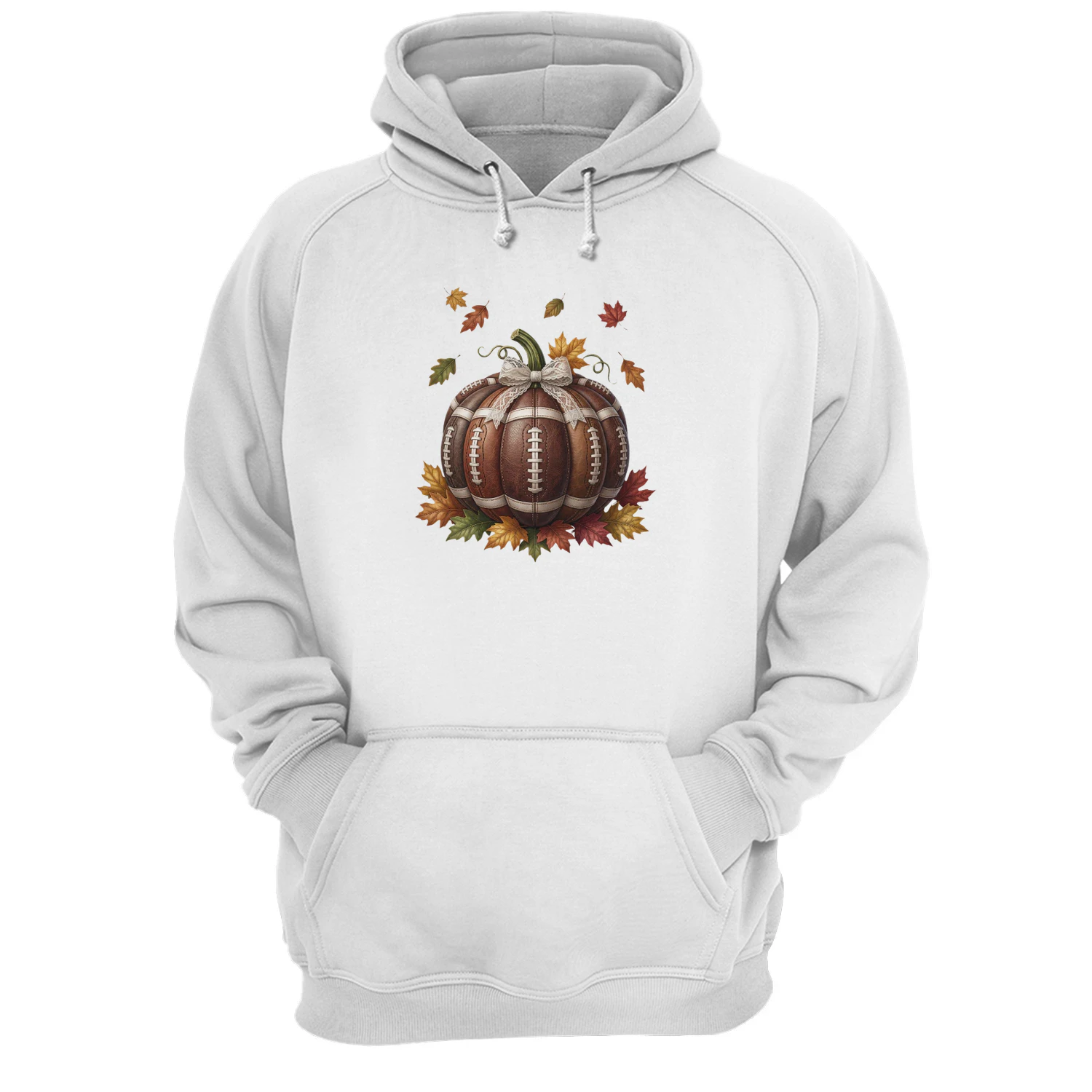 Football Pumpkin Hoodie, Fall Game Day Hoodie, Autumn Sports Fan Apparel, Tailgate Season Graphic Hoodie, Sunday Football