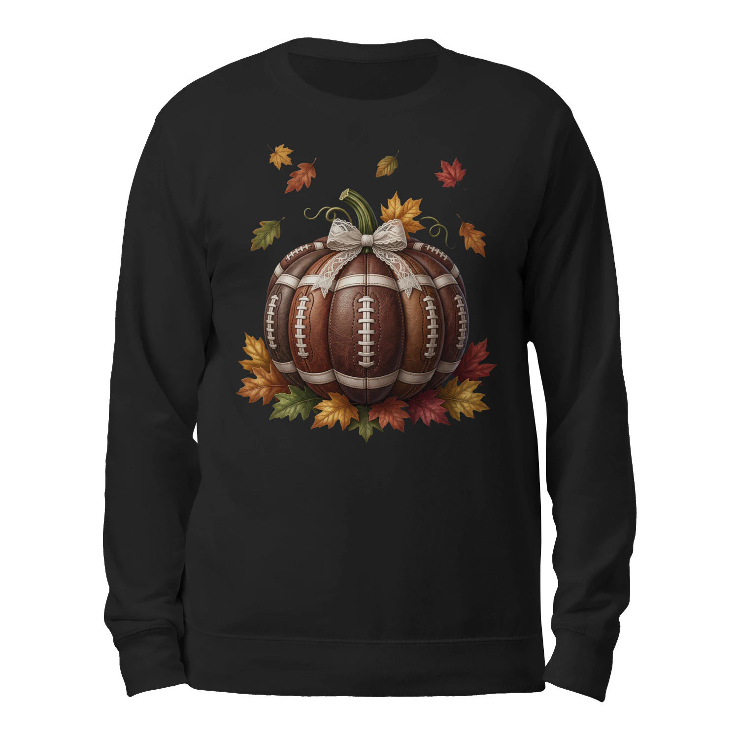 Football Pumpkin Sweatshirt, Fall Game Day Crewneck, Autumn Sports Fan Sweatshirt, Tailgate Season Graphic, Sunday Football