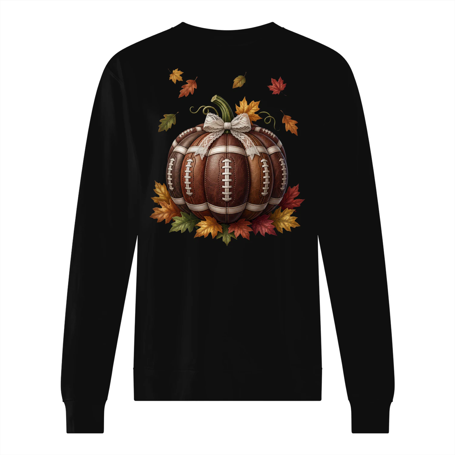 Football Pumpkin Sweatshirt, Fall Game Day Crewneck, Autumn Sports Fan Sweatshirt, Tailgate Season Graphic, Sunday Football