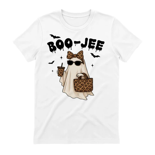 Boo-Jee Ghost Sweatshirt, Leopard Spooky Hoodie, Boo Jee Halloween Shirt