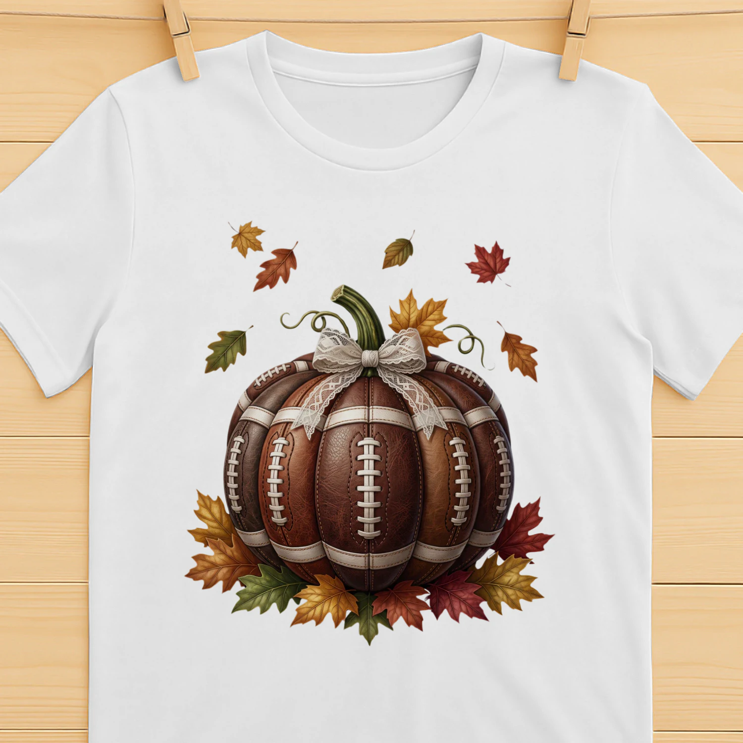 Football Pumpkin Shirt, Fall Game Day T-Shirt, Autumn Sports Fan Tee, Tailgate Season Graphic Shirt, Cute Sunday Football