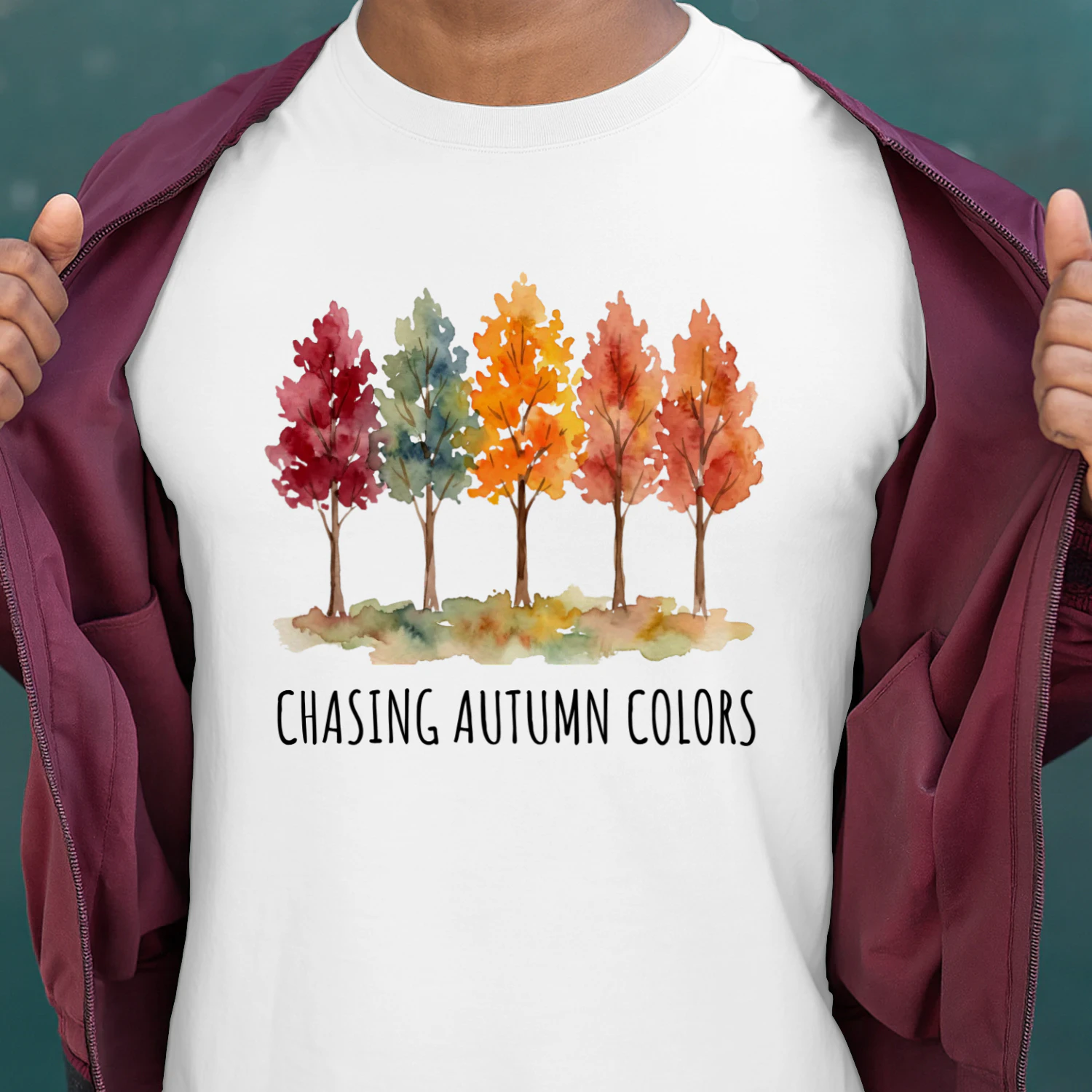 Chasing Autumn Colors Shirt, Fall Vibes Tee, Autumn Lover Shirt, Thanksgiving Shirt, Cute Fall Graphic Tee, Autumn Gift