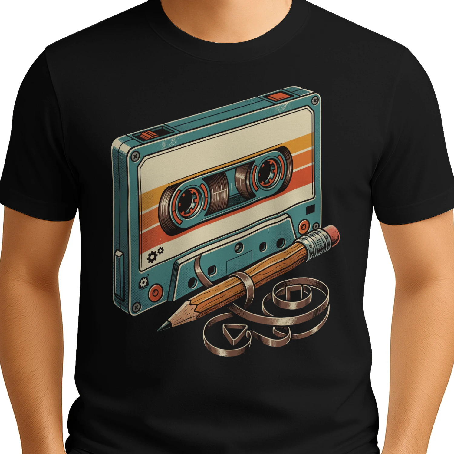 80s 90s Nostalgia Shirt for Men, Vintage Cassette Tape T-Shirt, Retro Music Tee, Throwback 80s 90s Gift, Nostalgic Shirt