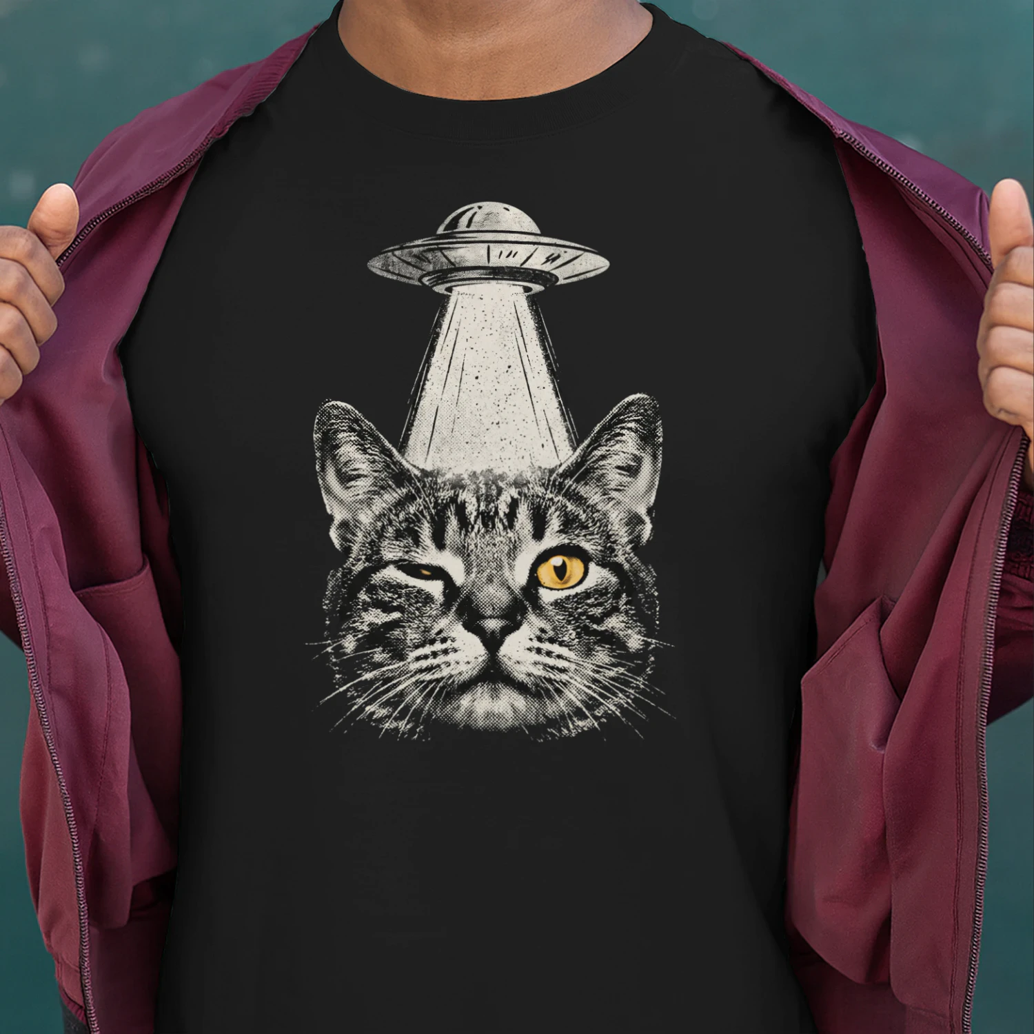 Space Cats T-Shirt, Cat Lover Gift, Funny Astronaut Cat Shirt
