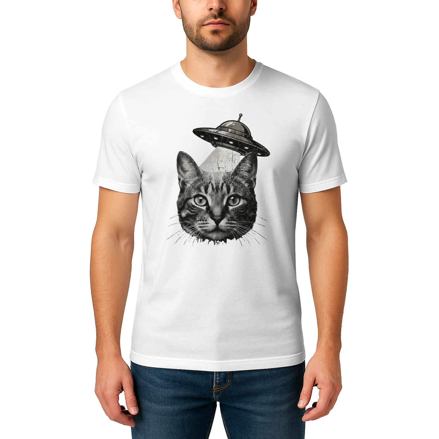 Space Cats T-Shirt, Cat Lover Gift, Funny Astronaut Cat Shirt