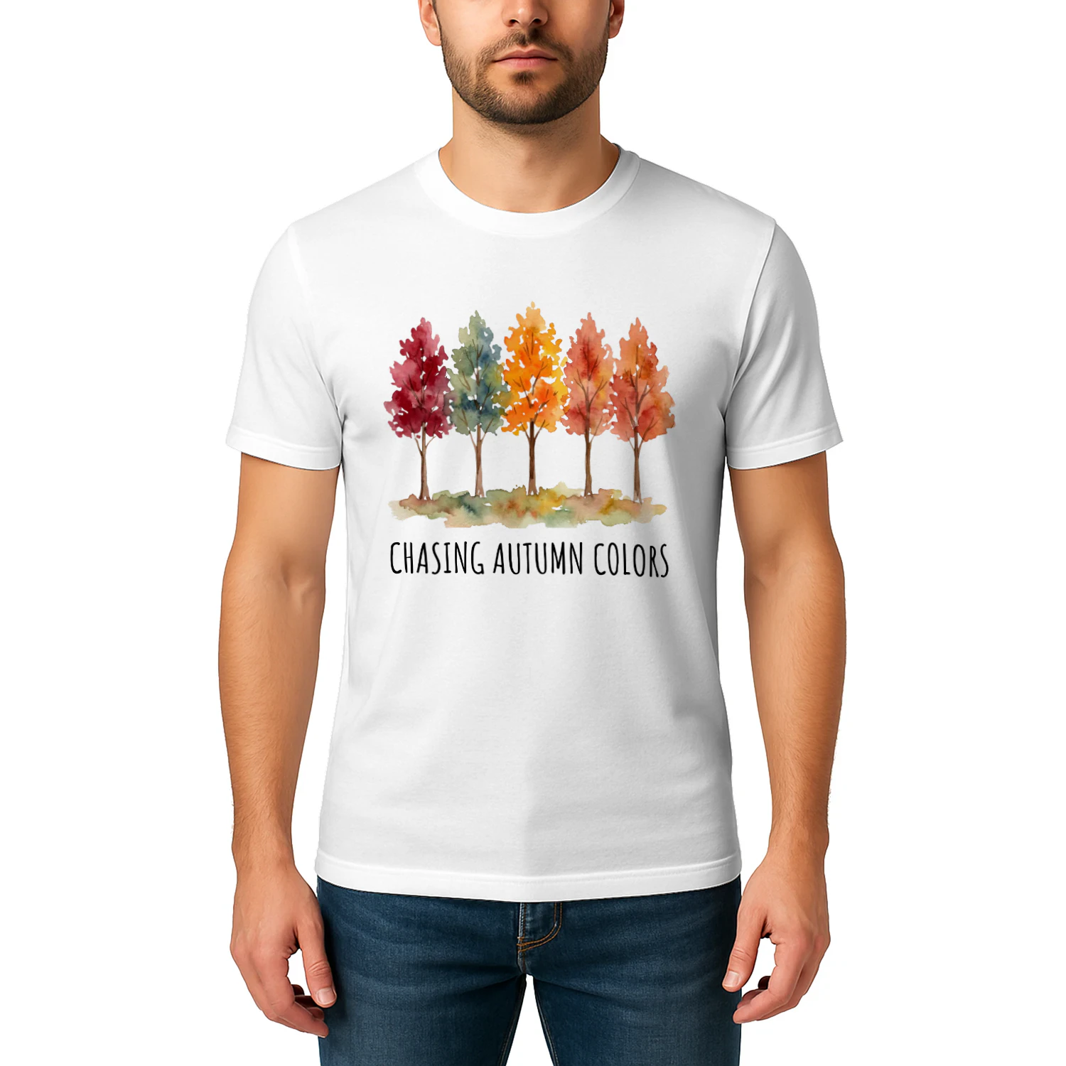 Chasing Autumn Colors Shirt, Fall Vibes Tee, Autumn Lover Shirt, Thanksgiving Shirt, Cute Fall Graphic Tee, Autumn Gift
