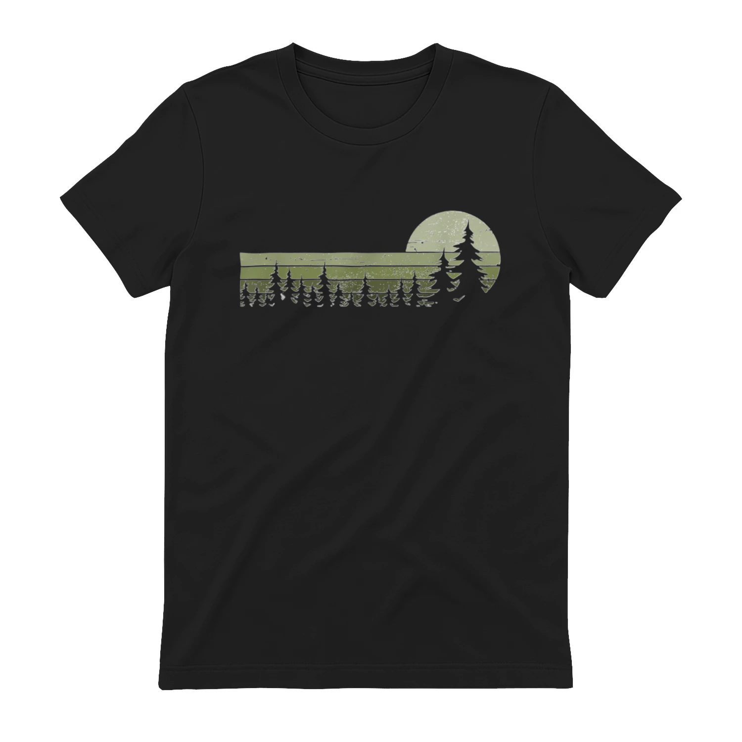 Vintage Forest Wildlife T-Shirt – Nature Lover Hiking & Outdoor Graphic Tee