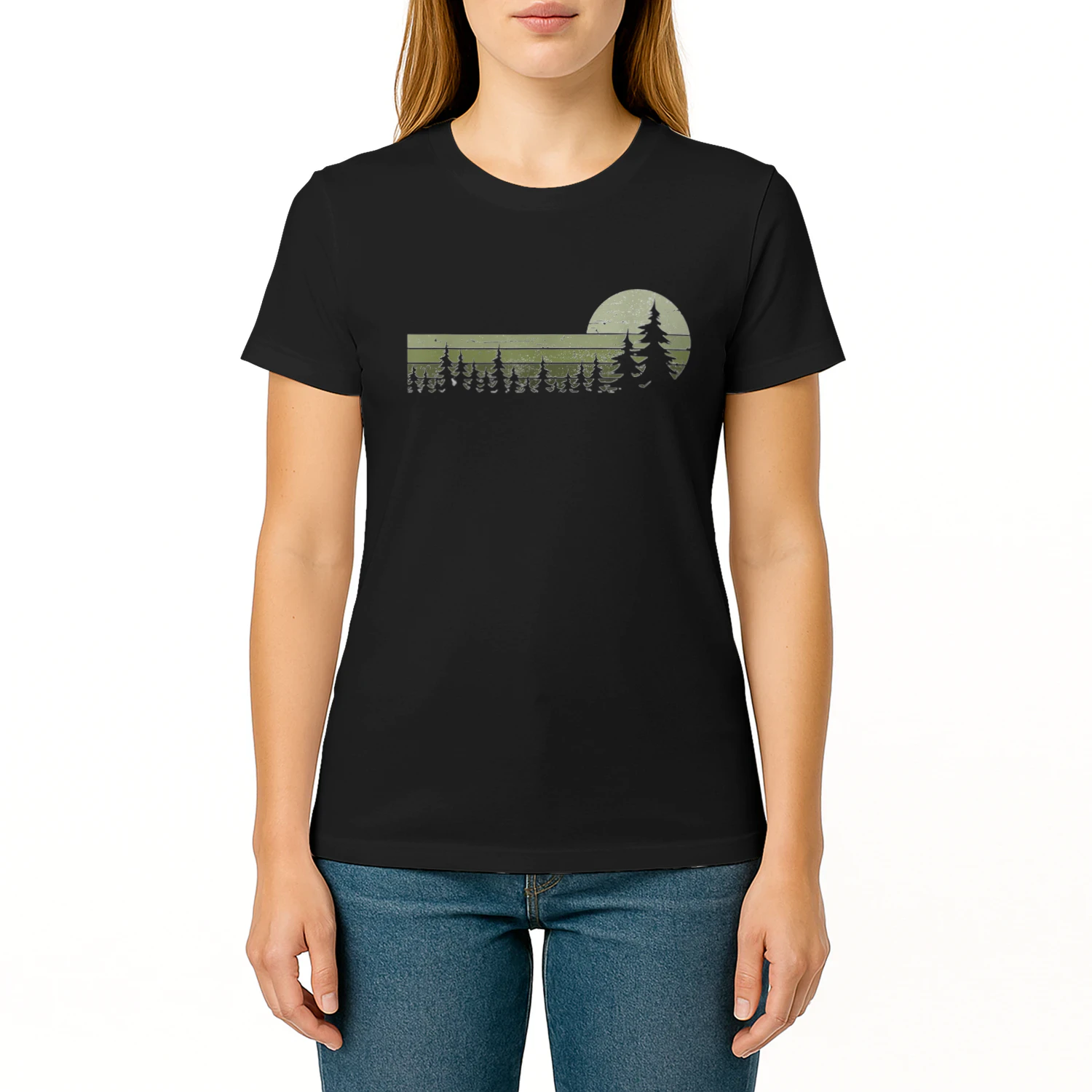 Vintage Forest Wildlife T-Shirt – Nature Lover Hiking & Outdoor Graphic Tee