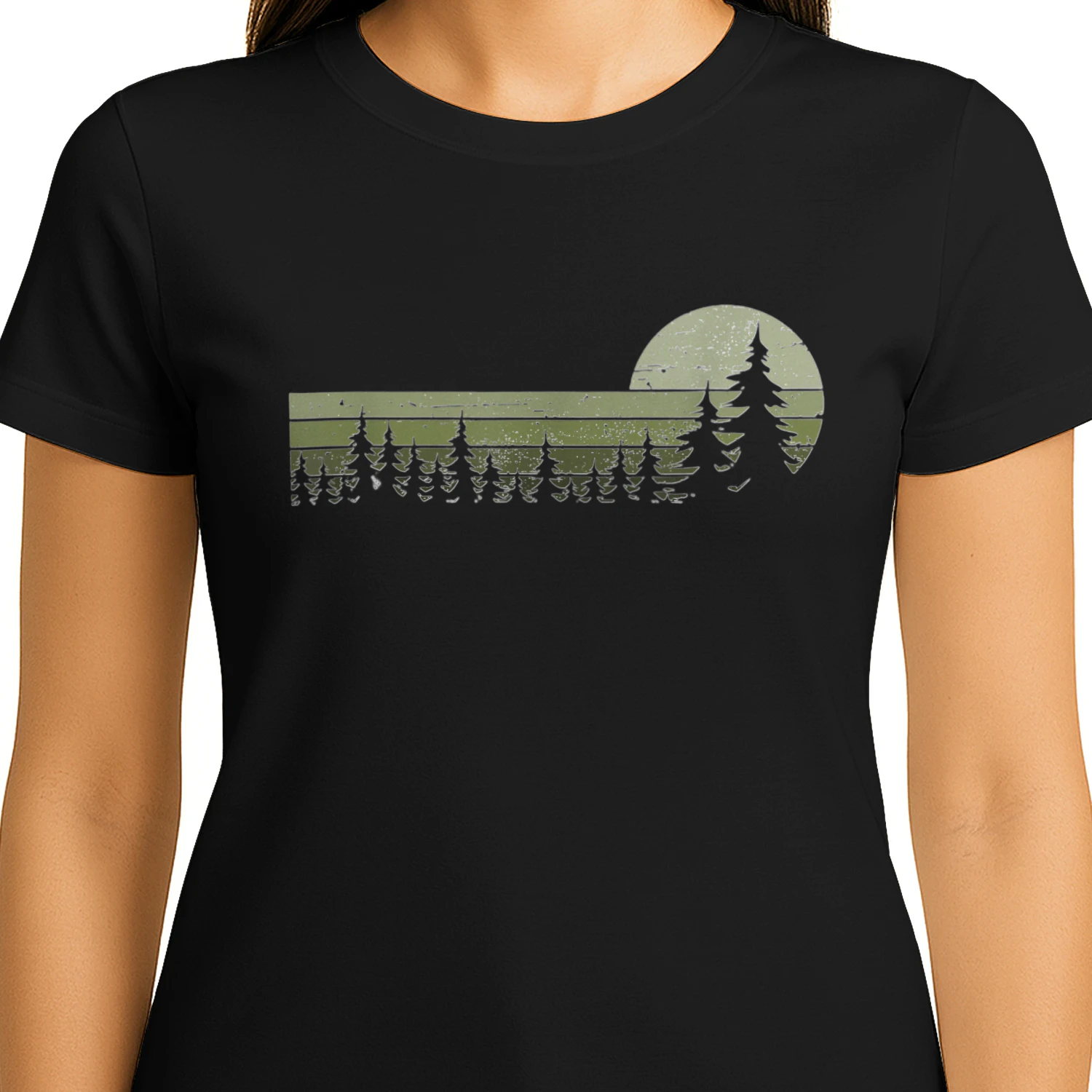 Vintage Forest Wildlife T-Shirt – Nature Lover Hiking & Outdoor Graphic Tee