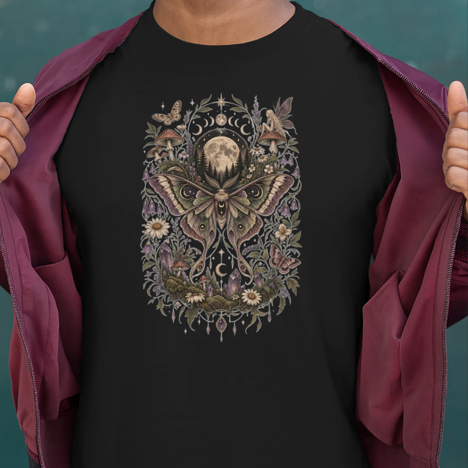 Mystical Moth Fairycore T-Shirt