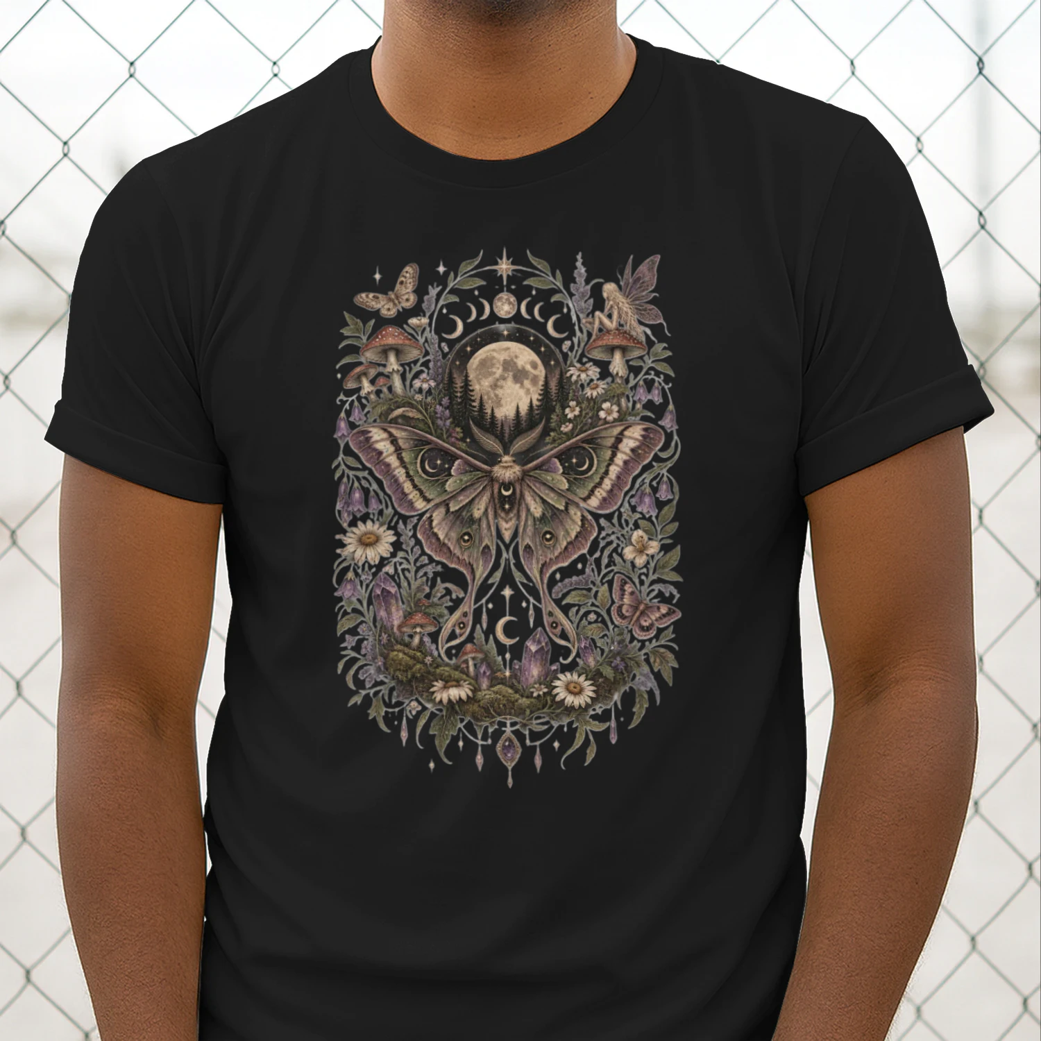 Mystical Moth Fairycore T-Shirt
