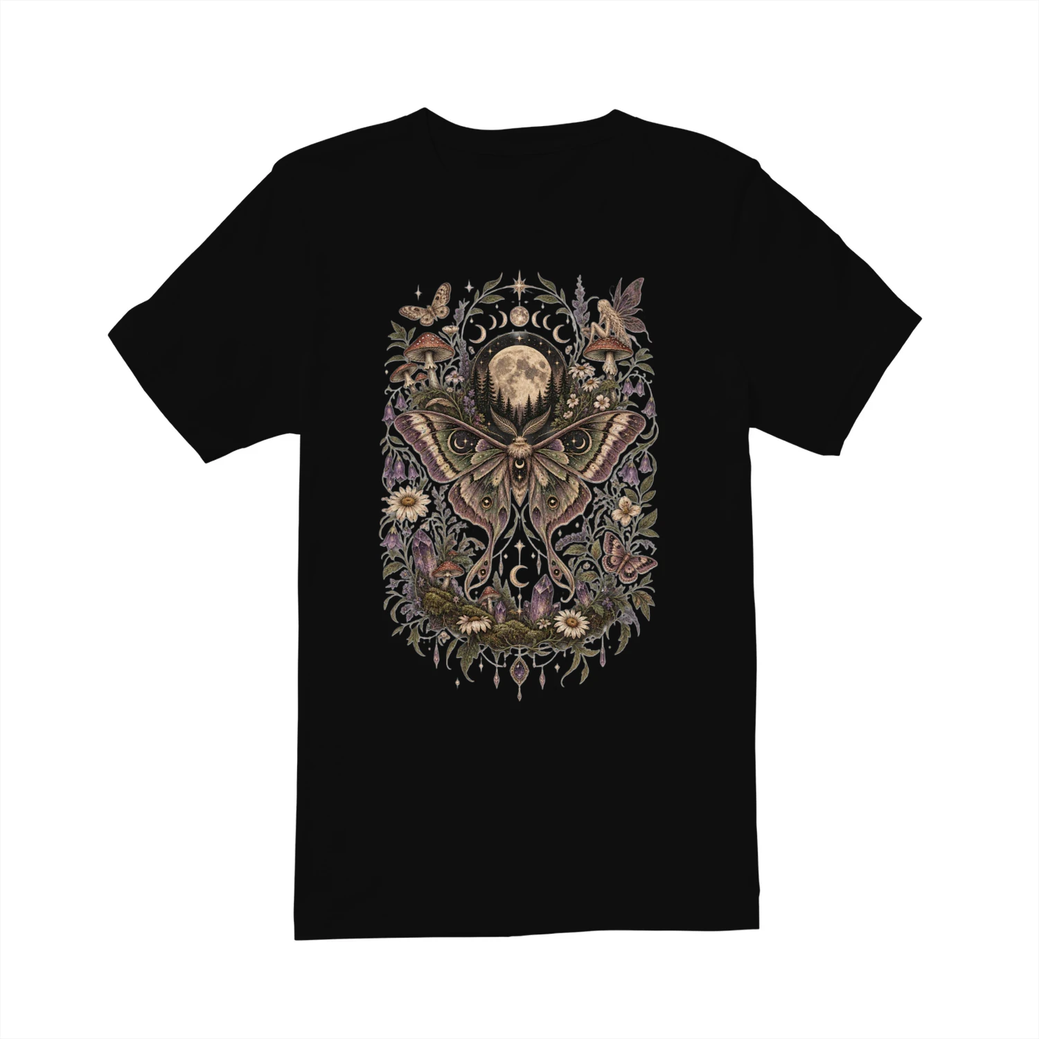 Mystical Moth Fairycore T-Shirt