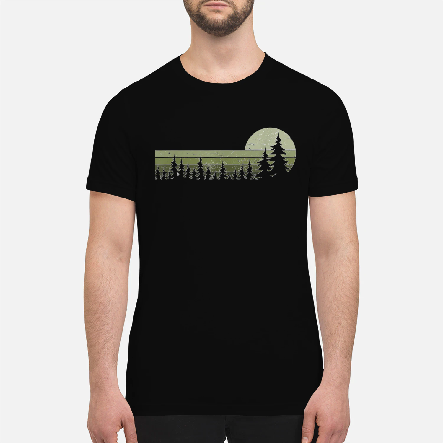 Vintage Forest Wildlife T-Shirt – Nature Lover Hiking & Outdoor Graphic Tee