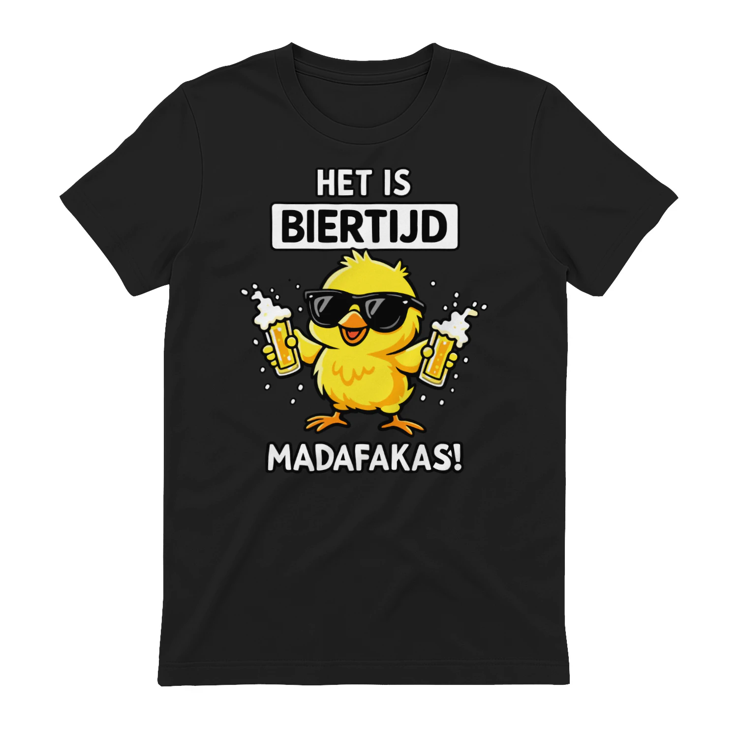 Het Is Biertijd Madafakas – Funny Beer Chick Design for Party Lovers & Dutch Humor Fans