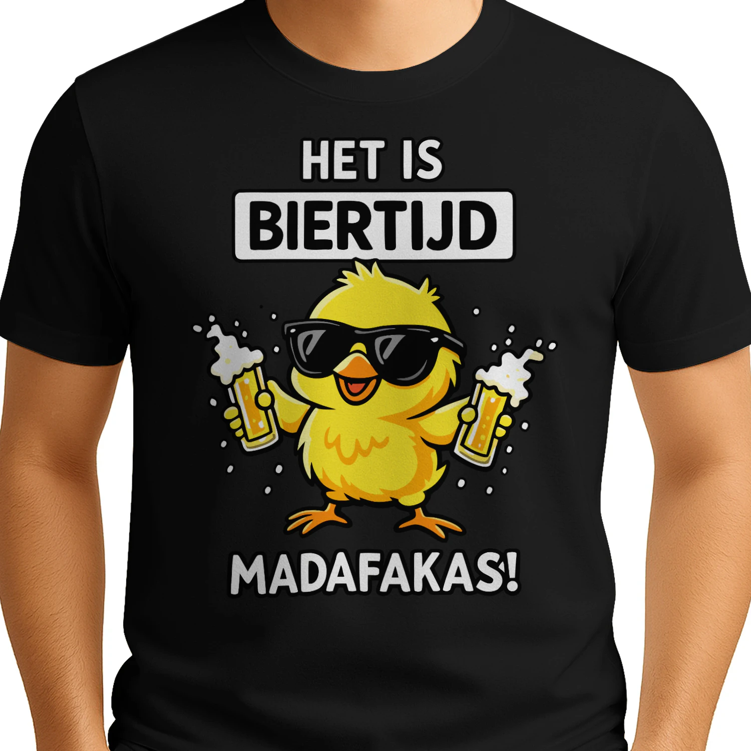 Het Is Biertijd Madafakas – Funny Beer Chick Design for Party Lovers & Dutch Humor Fans